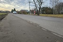 Geebneter Seitenstreifen am Eichhorstweg.