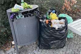 Größere Abfallmengen sowie wertstoffhaltige Verpackungsmaterialien aus Glas oder Papier gehören in die dafür vorgesehenen haushaltsnahen Restmüll- bzw