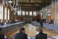 Für die internationalen Gäste wurde simultan gedolmetscht