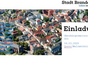 Oberbürgermeister vor Ort