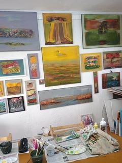 Blick in ein Atelier