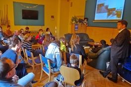 Oberbürgermeister Steffen Scheller nahm sich wieder Zeit für eine Kinder- und Jugendsprechstunde.