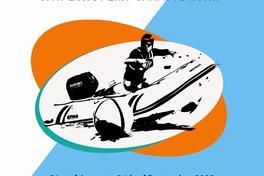 Plakat der Schlauchboot-EM und -WM 2022