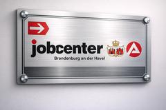Türschild Jobcenter