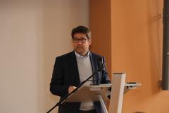 Grußwort von OB Steffen Scheller im Rahmen der Pressekonferenz.