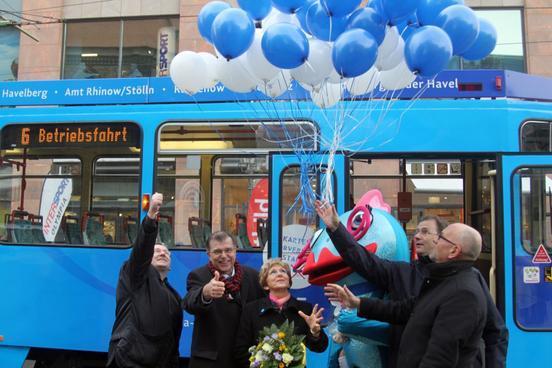 BUGA-Straßenbahn eingeweiht