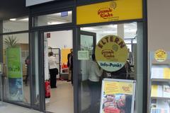 Der neue Eltern-Info-Punkt im Erdgeschoss des Gesundheitszentrums