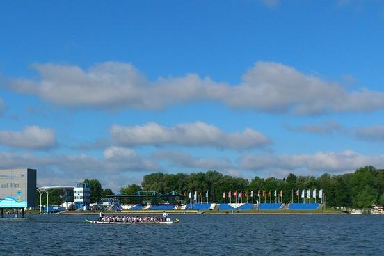 Deutschlands beste Drachenboote auf dem Beetzsee