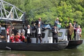 Prozession auf der Havel