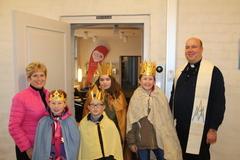 Oberbürgermeisterin Dr. Dietlind Tiemann empfängt die Sternsinger 2016 im Brandenburger Rathaus