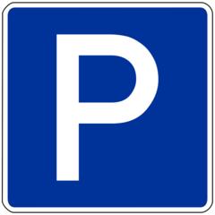 Parkplatzschild