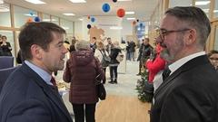 Fachsimpeln beim Rundgang.