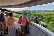 Blick auf die Slacklines.