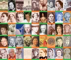 verschiedene Frauenportraits in einer Collage