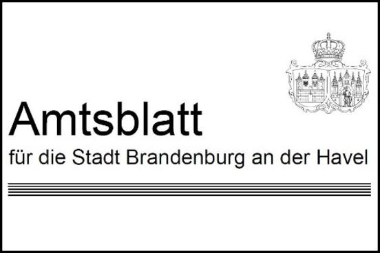 Amtsblatt mit Wappen