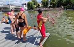 Auf geht's zum 32. Brandenburger Brückenschwimmen.