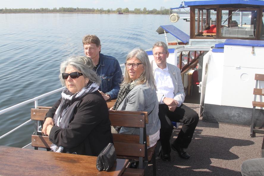 Gäste auf einem Schiff