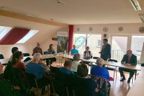 Oberbürgermeister vor Ort in Gollwitz