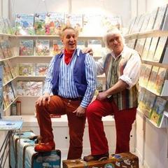 Foto: Traumsalon   Herr Wolke (Sven Pawlitschko) und Herr Schreiberling (Rolf Barth)