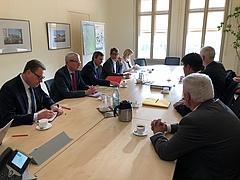 Gesprächsrunde mit dem Infrastrukturminister Guido Beermann