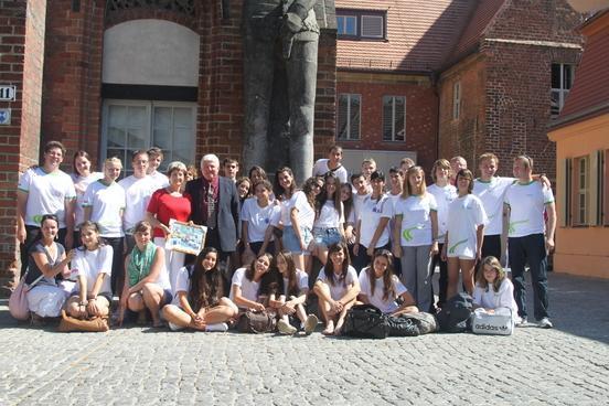 Israelische Schüler besuchen Brandenburg an der Havel
