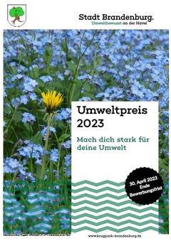Plakat zum Umweltpreis