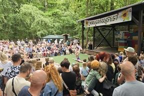 Die sanierte Krugparkbühne