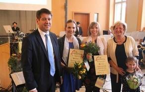 Zur Festveranstaltung am 09.03.2018 wurde der Verein „Kleeblatt“ mit dem Frauenpreis 2018 ausgezeichnet