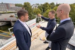 OB Steffen Scheller AL Martin Dornblut MHB-Kanzler Gerrit Fleige