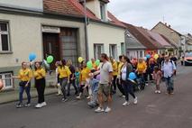 Plauer Kinder mit Eltern