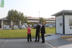 Oberbürgermeisterin Dr. Dietlind Tiemann, Holger Ulbricht und René Liese