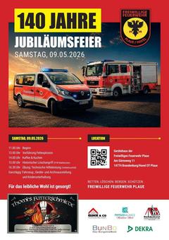Der Flyer für die Jubiläumsfeier am Samstag.