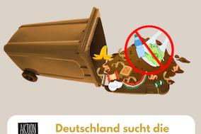 Plakat zum Biomüll trennen