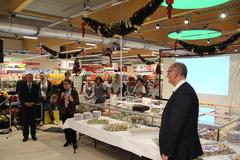 Grußwort der Oberbürgermeisterin;  im Vordergrund: Peter Koppenhagen