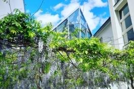 Der Glasanbau der Fouqué-Bibliothek