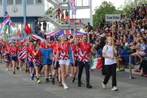 Einmarsch der Nationen.