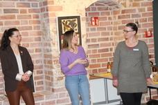 Eröffneten die Ausstellung: Alexandra Adel, Catrin Krüger und Stefanie Waschke.