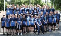 Abschlussfoto der Nationalen Spiele in Berlin.