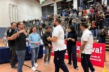 Steffen Scheller, Alexandra Adel und Britta Müller nahmen die Siegerehrungen vor.