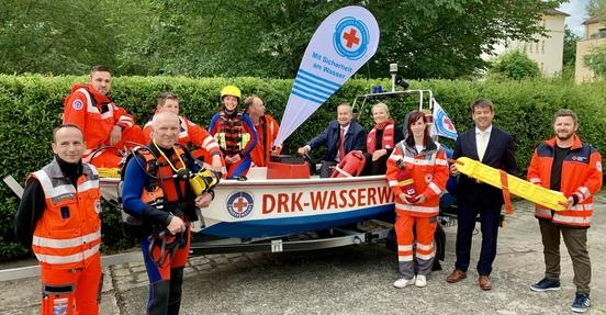 Spendenübergabe der MBS an Brandenburger Vereine.
