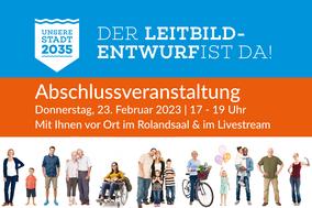 Plakat zum Leitbild-Entwurf