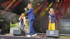 Rosanna Rocci, Maximilian Arland und Linda Hesse sorgten für den "Schlagerzauber".