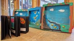 Es gab viel zu tun für die illustre "Undine"-Jurorenschar in der Galerie "Sonnensegel".