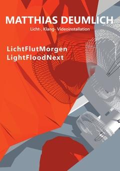 Bild zeigt Plakat abstrakt in rot und grau ca. mittig geteilte Farben.