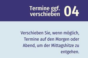 Termine verschieben.