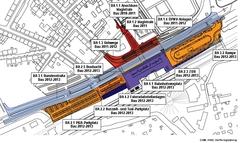 Fördergebiete und Bauabschnitte Hauptbahnhofsumfeld