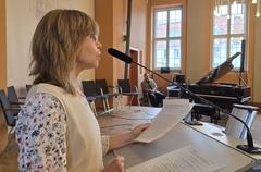 Jury-Vorsitzende Christine Fehér.