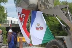 Grundsteinlegung für den Neubau der Brücken über den Stadtkanal und den Jacobsgraben in Brandenburg an der Havel