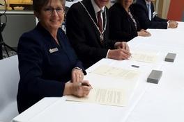 Oberbürgermeisterin Dr. Dietlind Tiemann und SVV – Delegation in Dänemark