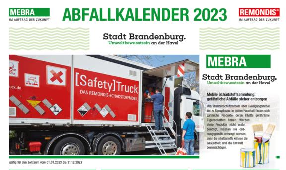 Abfallkalender 2023 - Stadt Brandenburg an der Havel